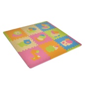Детский коврик Мозаика "Животные" MR 1288, 9 деталей, EVA, 31х31 см. Изображение №2
