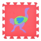 Детский коврик Мозаика "Животные" M 0376-1, 10 деталей, EVA, 30х30 см. Изображение №5