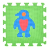 Детский коврик Мозаика "Животные" M 0376-1, 10 деталей, EVA, 30х30 см. Изображение №6