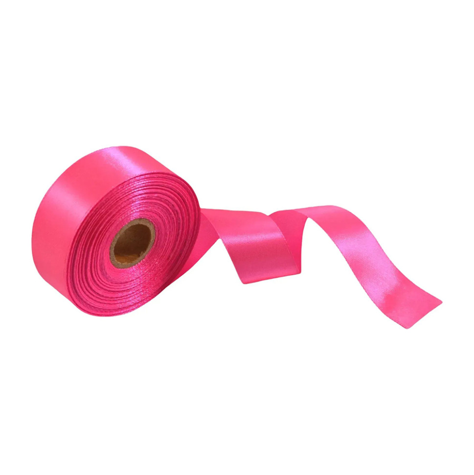 Атласна стрічка для рукоділля АБ-338, 2,5 см x 23 м, Малиновий Атласна стрічка для рукоділля АБ-338, 2,5 см x 23 м, Малиновий