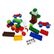 Дитячий блочний конструктор 013999/04 у пластиковому боксі, 303 деталі. Зображення №2