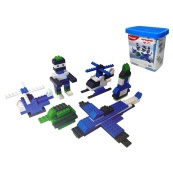 Конструктор "Аеродром" 013888/09 в пластиковому боксі, 162 деталі. Зображення №2