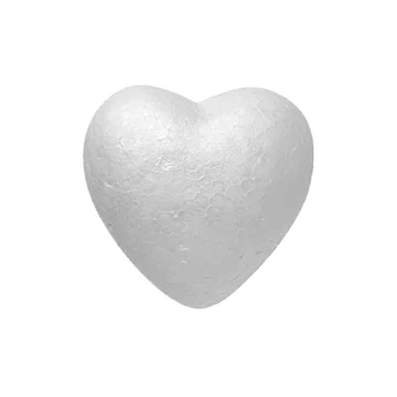 Фігурка для творчості "Серце" 220170 пінопласт, 8,5 см Фігурка для творчості "Серце" 220170 пінопласт, 8,5 см