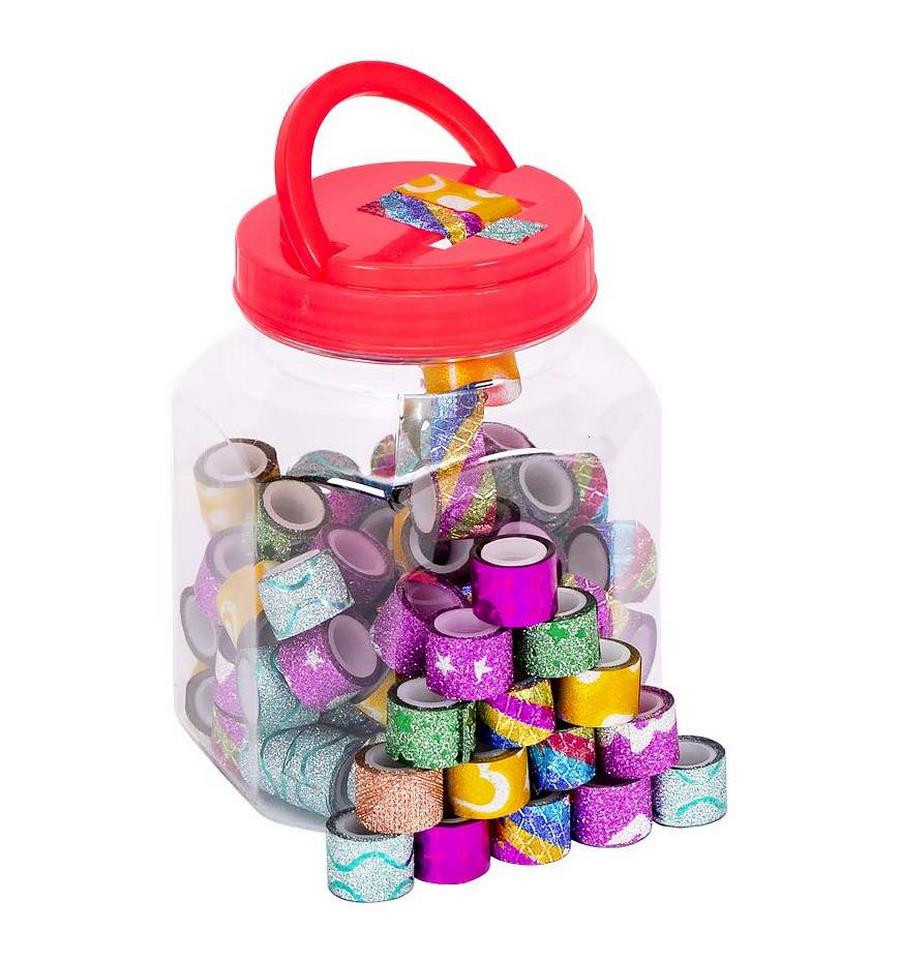 Скотч декоративний "Блискучий" COLOR-IT №61, 90 шт по 1 метру Скотч декоративний "Блискучий" COLOR-IT №61, 90 шт по 1 метру