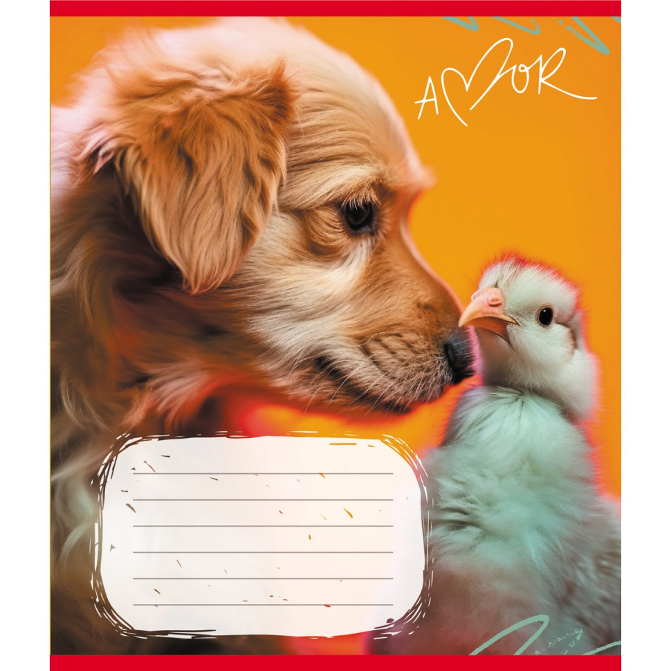 Зошит учнівський "Тварини" 012-500394K-2 в клітинку, 12 аркушів (959050) Зошит учнівський "Тварини" 012-500394K-2 в клітинку, 12 аркушів (959050)