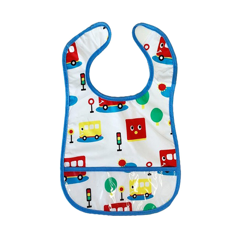 Детский слюнявчик клеенчатый MGZ-0601(Light-Blue) на липучке Детский слюнявчик клеенчатый MGZ-0601(Light-Blue) на липучке