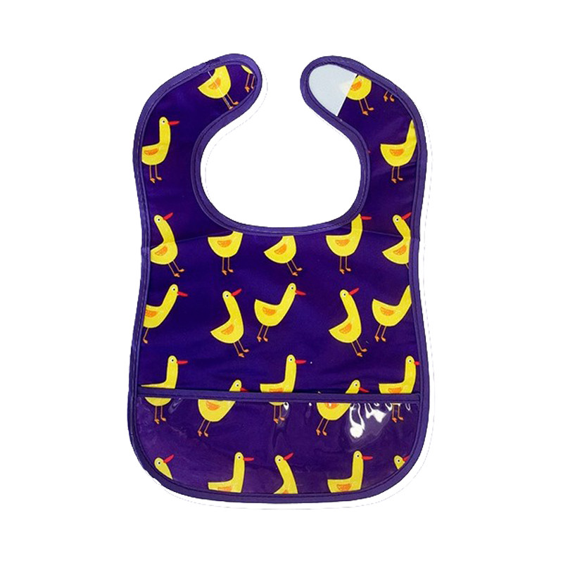 Детский слюнявчик клеенчатый MGZ-0601(Violet) на липучке Детский слюнявчик клеенчатый MGZ-0601(Violet) на липучке