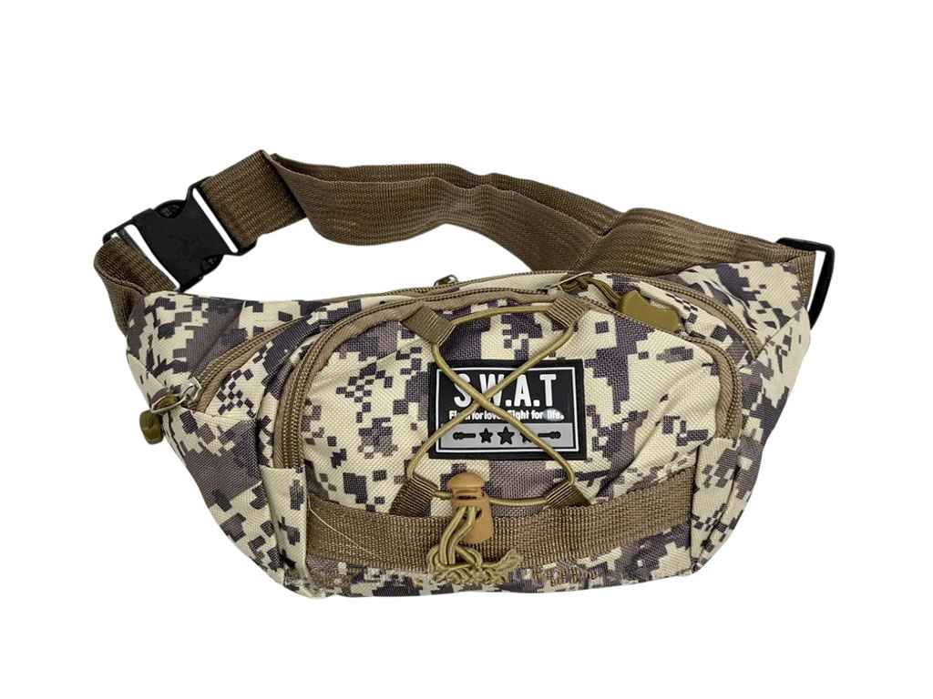 Сумка-бананка чоловіча Піксель 3відділи 1074 ТМ PRC Сумка-бананка чоловіча Піксель 3відділи 1074 ТМ PRC