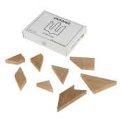 Набор деревянных головоломок "Wooden mini puzzle set #2" set2en 6 штук. Изображение №7