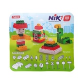 Дитячий конструктор з великими деталями "NIK-1" 71863, 88 деталей. Зображення №3