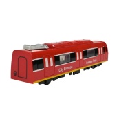 Детский игровой поезд 731-27K(Red) красный, светится, 23х4х5 см. Изображение №4