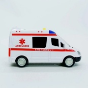 Детская автомодель "Скорая помощь" 7994, 17х7 см, звуковые и световые эффекты. Изображение №2