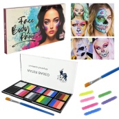 Дитячий набір аквагриму Cel-2503 палетка, пензлик, 10 кольорів. Зображення №2