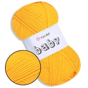 Пряжа для іграшок Baby YA150-50 акрил, 50 грам, 150 м, в асортименті. Зображення №2