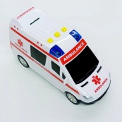 Детская автомодель "Скорая помощь" 7994, 17х7 см, звуковые и световые эффекты. Изображение №5