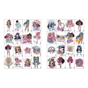 Розмальовка зі стікерами "Skate Dance 3 Tweens" LCB28, 16 сторінок. Зображення №2