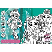 Розмальовка зі стікерами "OMG" LCB31, 16 сторінок, формат А4. Зображення №3