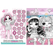 Розмальовка зі стікерами "Skate Dance 3 Tweens" LCB28, 16 сторінок. Зображення №3