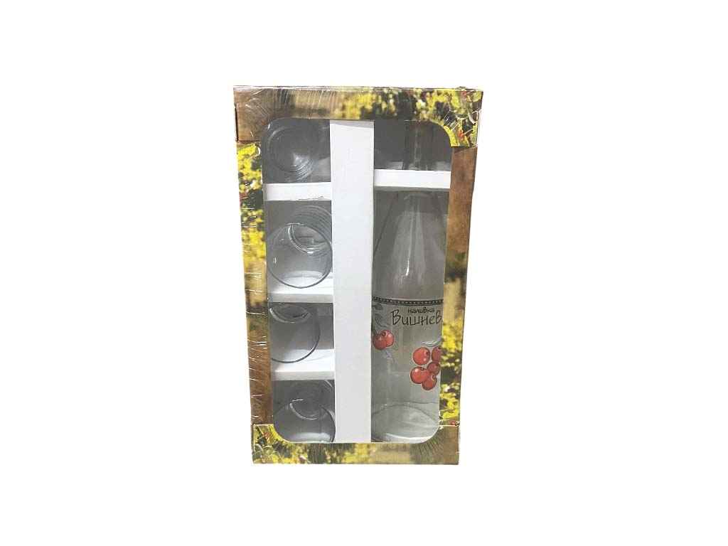 Набір для вина 5шт Вишнева наливка ТМ FARGLASS Набір для вина 5шт Вишнева наливка ТМ FARGLASS