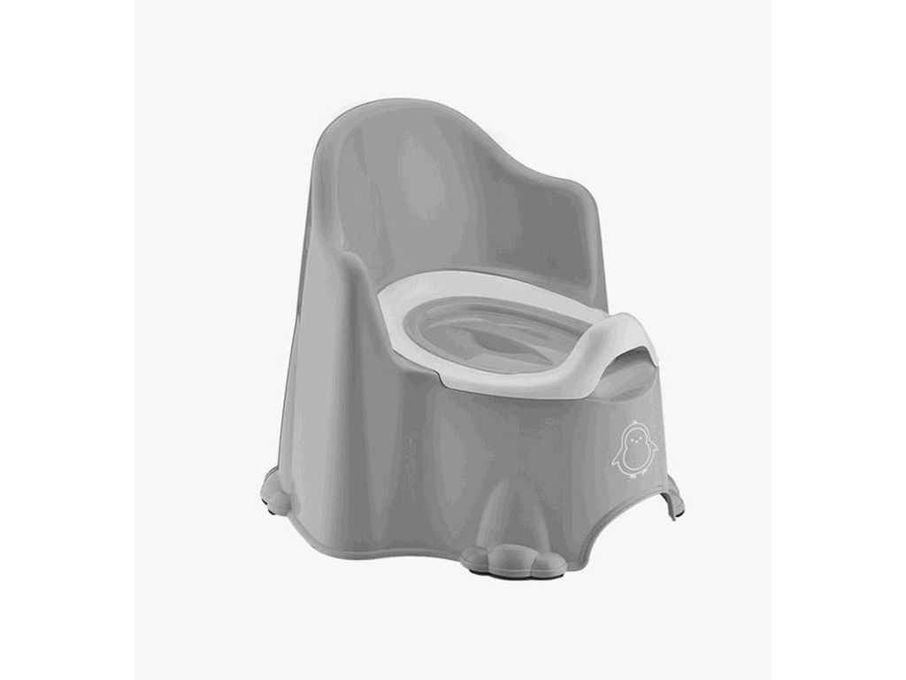 Дитячий горщик-крісло Comfort (сірий) ТМ DUNYA Дитячий горщик-крісло Comfort (сірий) ТМ DUNYA