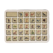 Деревянный пазл-вкладыш "Зверушки" 3240-04-001 размер 33х25 см. Изображение №2