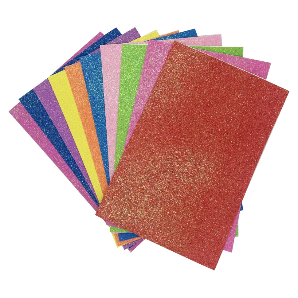 Набір фоамірана "Неон" 859560 А4, 1,8 мм, 10 аркушів, на клейкій основі Набір фоамірана "Неон" 859560 А4, 1,8 мм, 10 аркушів, на клейкій основі