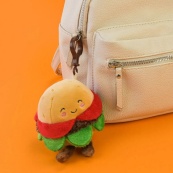 Мягкая игрушка-брелок "Гамбургер" Plush and Co PLC25084, 7 см. Изображение №2 Мягкая игрушка-брелок "Гамбургер" Plush and Co PLC25084, 7 см. Изображение №2