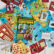 Настільна пізнавальна гра 3 в 1 "Подорожуємо світом" 12120099. Зображення №5 Настільна пізнавальна гра 3 в 1 "Подорожуємо світом" 12120099. Зображення №5