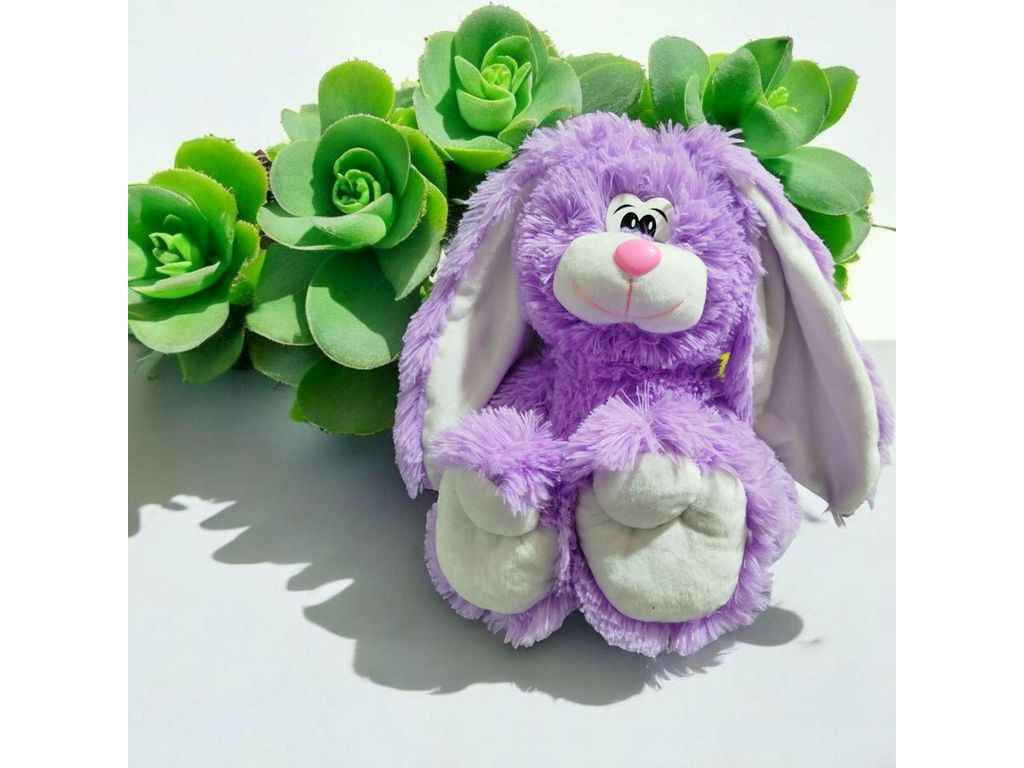 Мяка іграшка Зайчик Тотті 45см лаванда ТМ Тримішки Мяка іграшка Зайчик Тотті 45см лаванда ТМ Тримішки