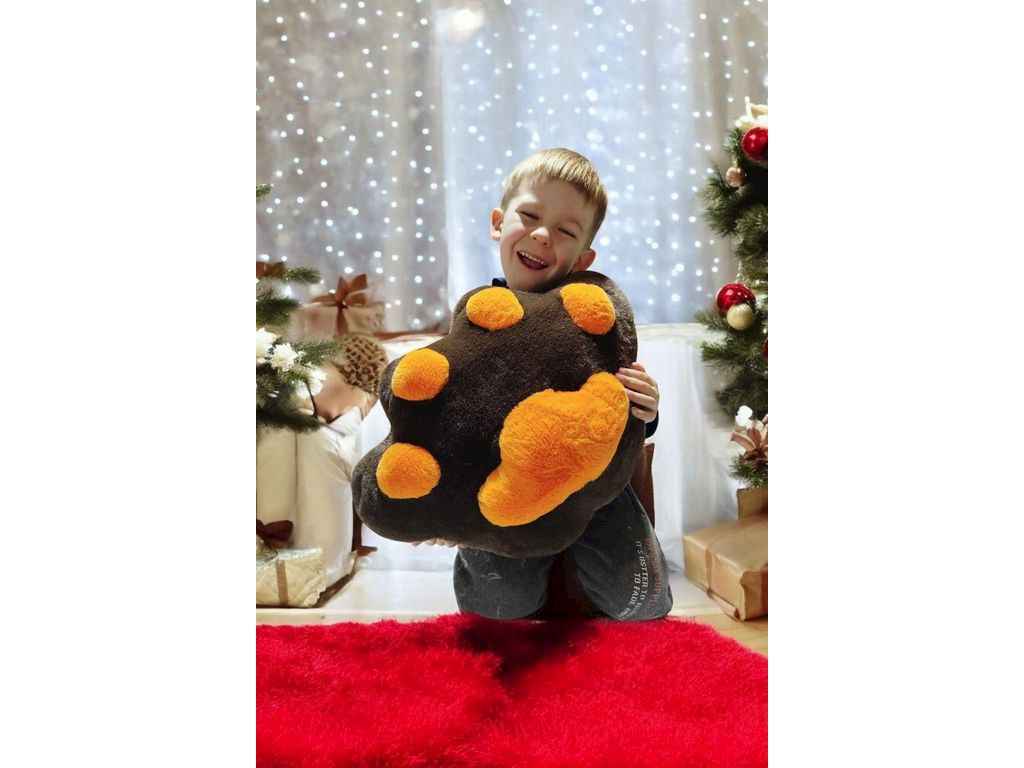 Мяка іграшка Лапка 45см шоколадний ТМ Тримішки Мяка іграшка Лапка 45см шоколадний ТМ Тримішки