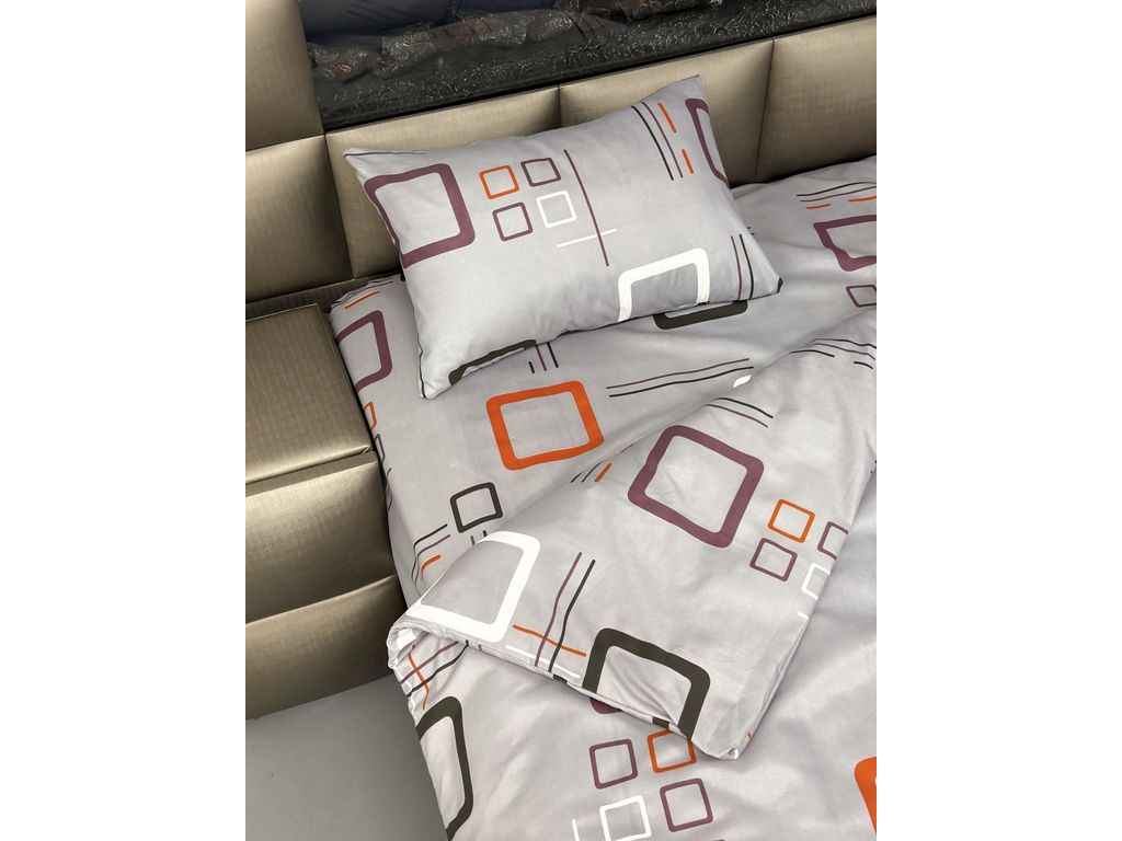 Комплект постільної білизни 1,5-х сп 145*210 Square 1нав. 50х70 полікотон ТМ ARCLOUD Комплект постільної білизни 1,5-х сп 145*210 Square 1нав. 50х70 полікотон ТМ ARCLOUD