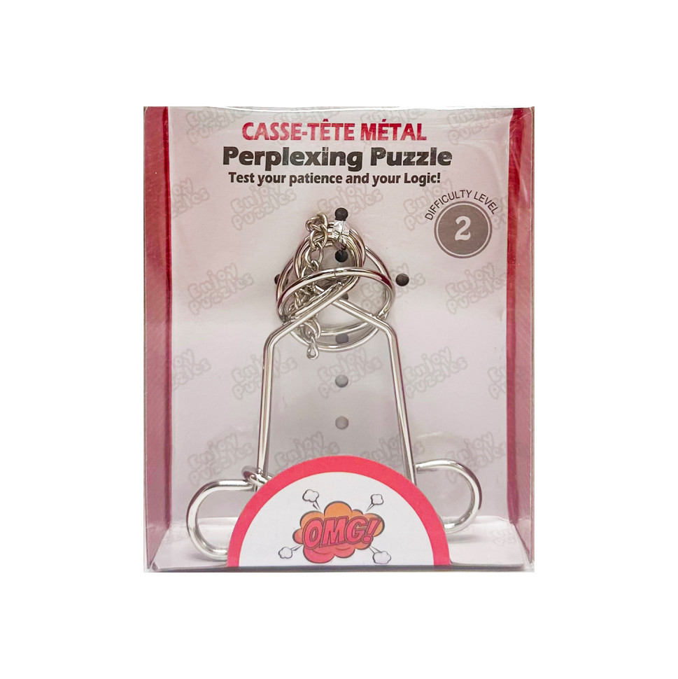 Металлическая головоломка "Perplexing puzzle" 5562D-1, 2 сложность Металлическая головоломка "Perplexing puzzle" 5562D-1, 2 сложность