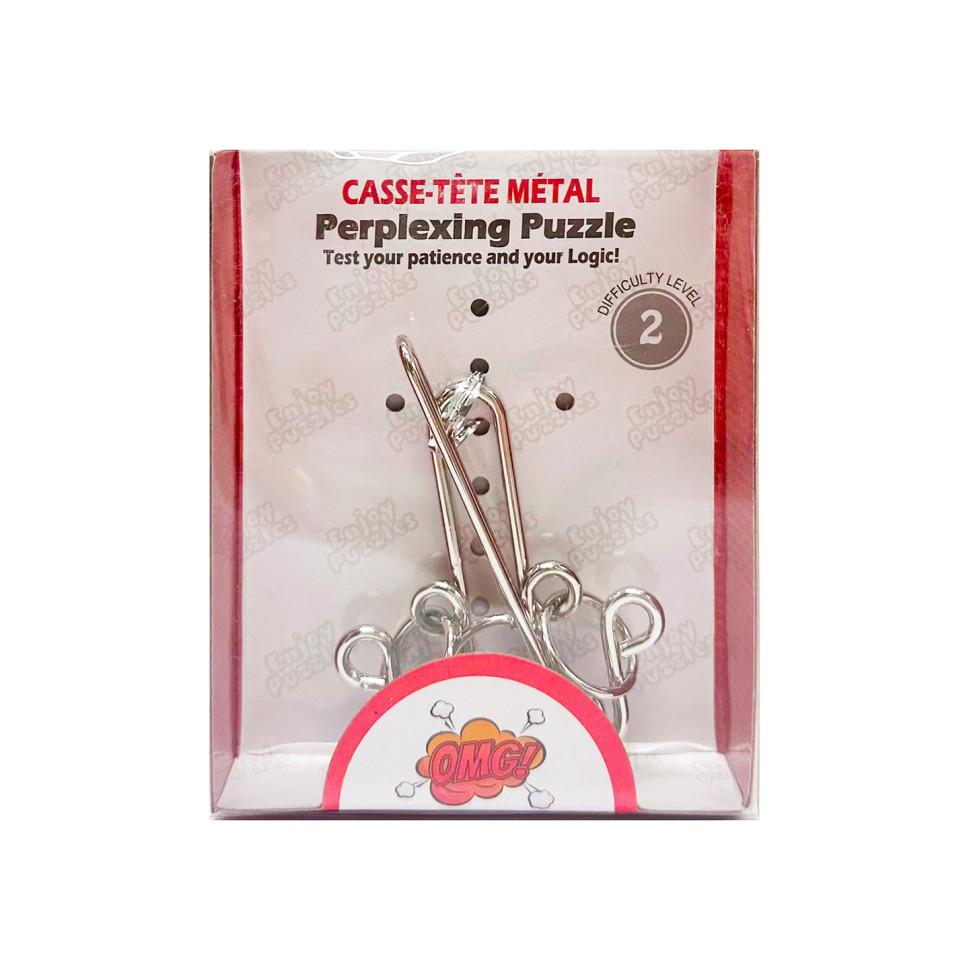 Металлическая головоломка "Perplexing puzzle" 5562D-20, 2 сложность Металлическая головоломка "Perplexing puzzle" 5562D-20, 2 сложность