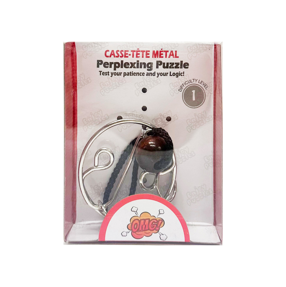 Металлическая головоломка "Perplexing puzzle" 5562D-2, 1 сложность Металлическая головоломка "Perplexing puzzle" 5562D-2, 1 сложность