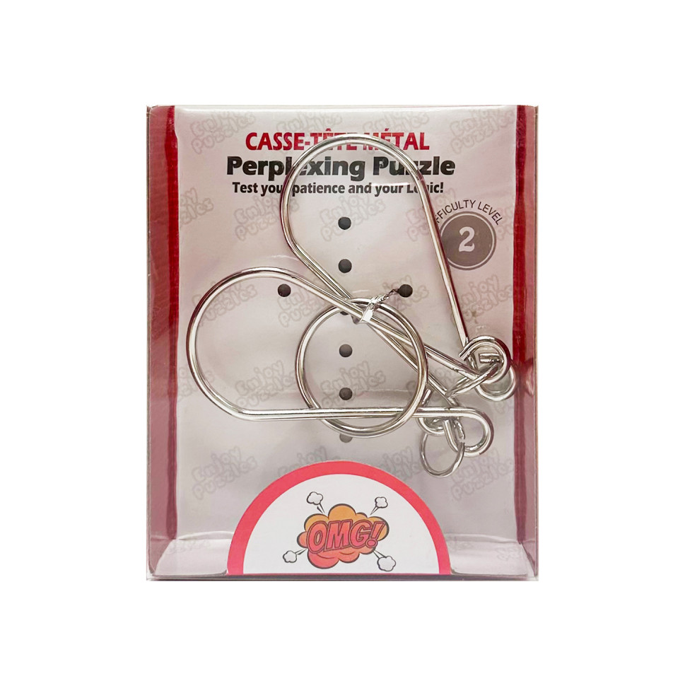 Металлическая головоломка "Perplexing puzzle" 5562D-15, 2 сложность Металлическая головоломка "Perplexing puzzle" 5562D-15, 2 сложность