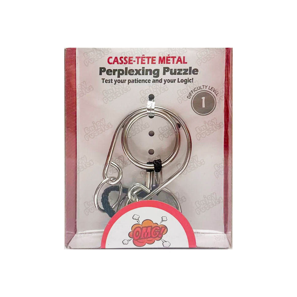 Металлическая головоломка "Perplexing puzzle" 5562D-7, 1 сложность Металлическая головоломка "Perplexing puzzle" 5562D-7, 1 сложность