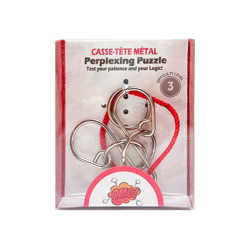 Металлическая головоломка "Perplexing puzzle" 5562D-6, 3 сложность Металлическая головоломка "Perplexing puzzle" 5562D-6, 3 сложность