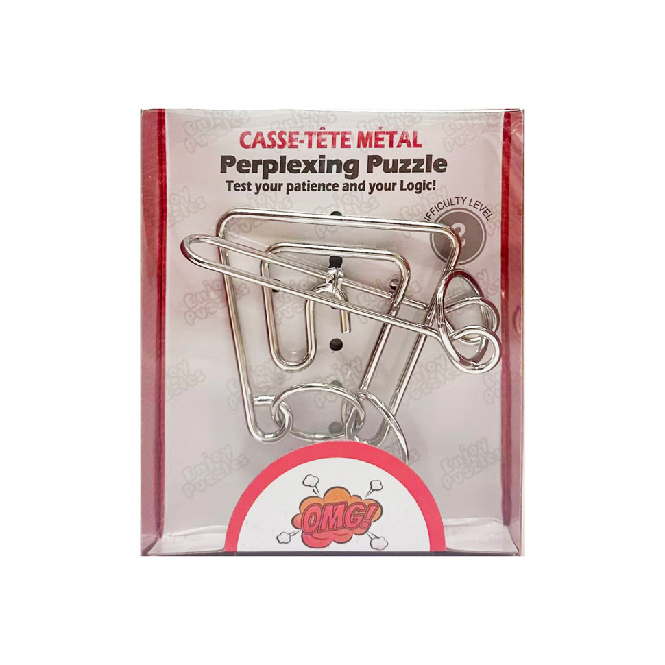 Металлическая головоломка "Perplexing puzzle" 5562D-21, 2 сложность Металлическая головоломка "Perplexing puzzle" 5562D-21, 2 сложность