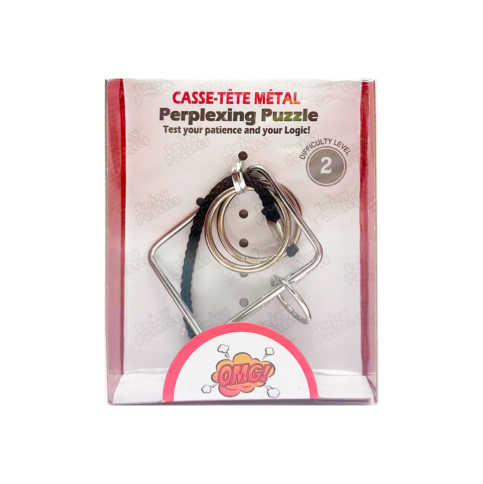 Металлическая головоломка "Perplexing puzzle" 5562D-22, 2 сложность Металлическая головоломка "Perplexing puzzle" 5562D-22, 2 сложность