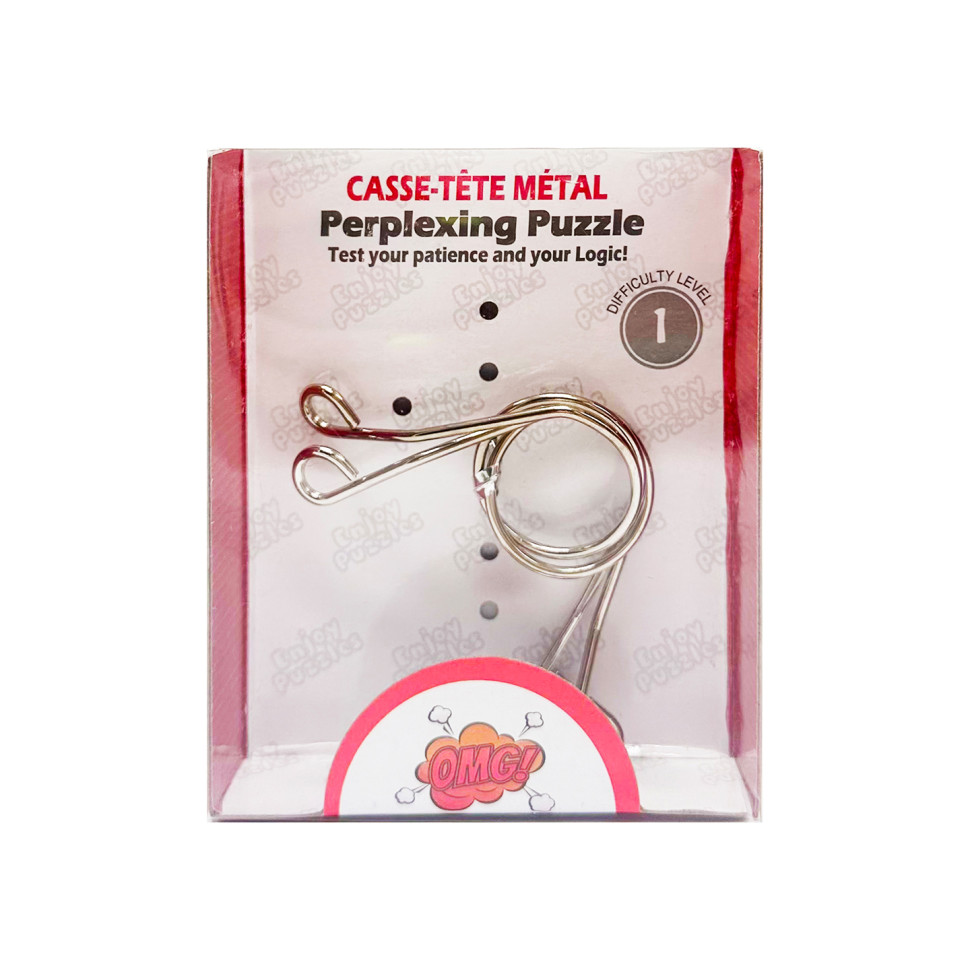 Металлическая головоломка "Perplexing puzzle" 5562D-3, 1 сложность Металлическая головоломка "Perplexing puzzle" 5562D-3, 1 сложность