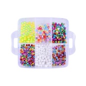 Набор бисера для творчества 330-148/149 трехэтажный бокс, микс. Изображение №4