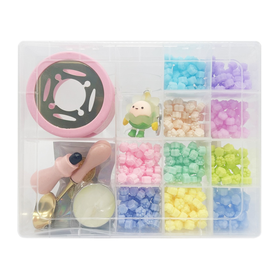 Набор для творчества "Сургучный штамп" C712-5-4, 10 цветов Набор для творчества "Сургучный штамп" C712-5-4, 10 цветов