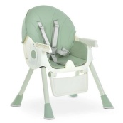 Стульчик для кормления M 6302 Olive складной, 5-ти точечные ремни. Изображение №3