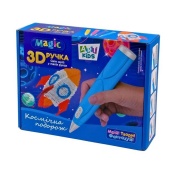 Набір для творчості 3D ручка AK 0011(Pink) 17 см, 9 трафаретів. Зображення №2 Набір для творчості 3D ручка AK 0011(Pink) 17 см, 9 трафаретів. Зображення №2