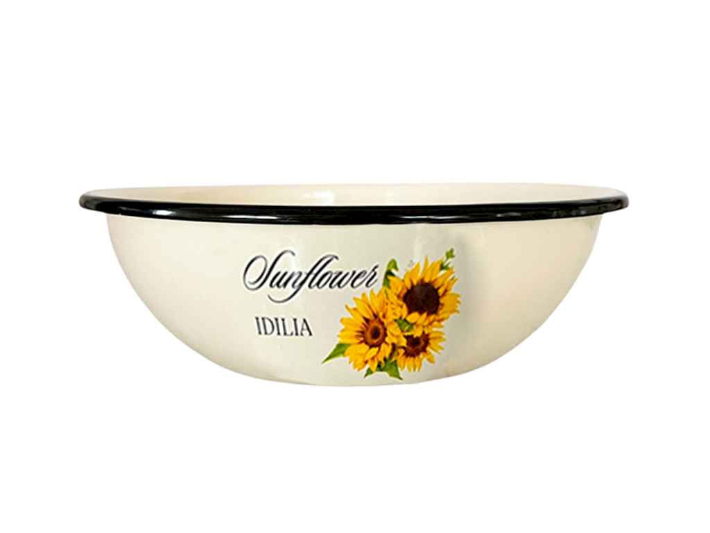 Миска ем. 4л /2 Сонце (молочна) I0314/2 ТМ IDILIA Миска ем. 4л /2 Сонце (молочна) I0314/2 ТМ IDILIA