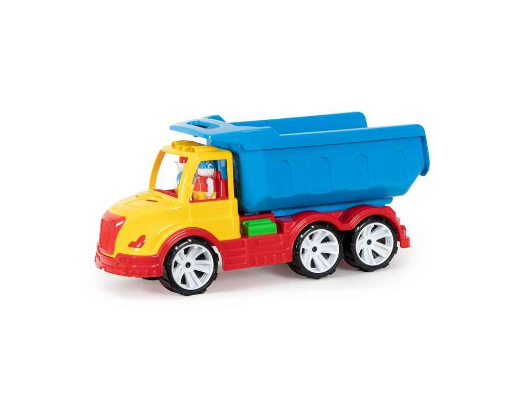 Самоскид жовто-блакитний Mati порожній арт 009/10 ТМ BAMSIC Самоскид жовто-блакитний Mati порожній арт 009/10 ТМ BAMSIC