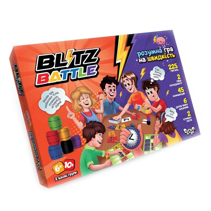 Настольная игра "Blitz Battle" G-BIB-01-01U укр Настольная игра "Blitz Battle" G-BIB-01-01U укр