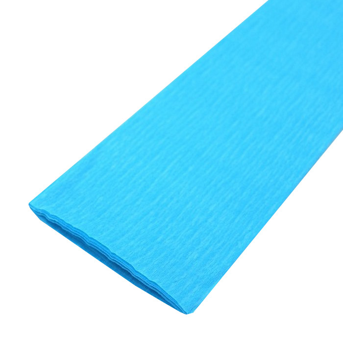 Гофрированная бумага Josefotten KR110-8009 морская волна 110%, 42г/м2 Гофрированная бумага Josefotten KR110-8009 морская волна 110%, 42г/м2