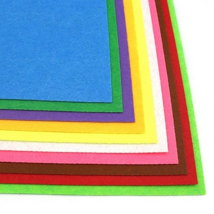 Фетровые листы для рукоделия HQ170-MIX3, 1,2 мм, A4 Фетровые листы для рукоделия HQ170-MIX3, 1,2 мм, A4