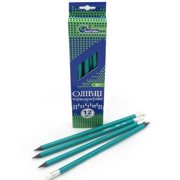 Набор карандашей J. Otten ECO 655B-HB 12 штук Набор карандашей J. Otten ECO 655B-HB 12 штук